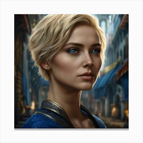 Blonde Ambition Canvas Print