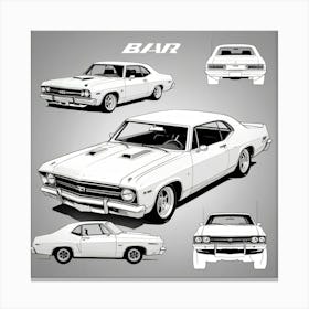 Chevrolet Chevelle Canvas Print