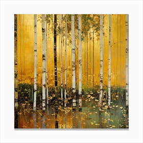 Birch Forest Canvas Print