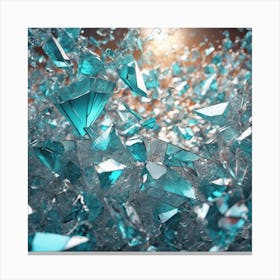 Shattered Glass 28 Canvas Print