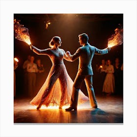 Dance With Fire 1 Canvas Print