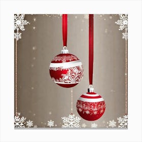 Christmas Ornaments 22 Canvas Print