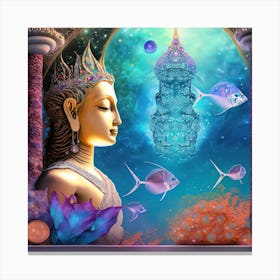 Siren Buddha #8 Canvas Print