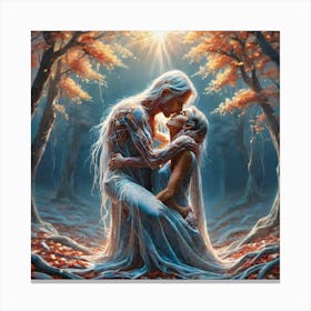 Kiss Of The Forest Canvas Print