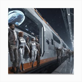 Space Station 103 Canvas Print