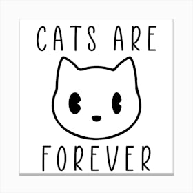 Cats Are Forever Canvas Print