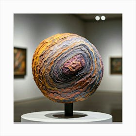 Abstract Sphere Canvas Print