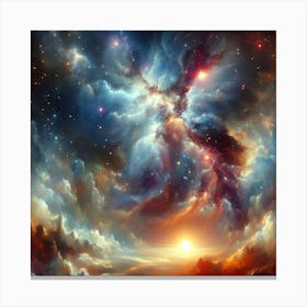 Cosmic Whirl 10 Canvas Print