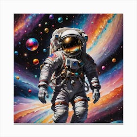 Astronaut In Space 19 Canvas Print