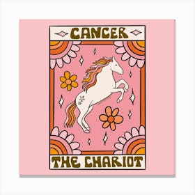 Cancer Tarot Card Canvas Print
