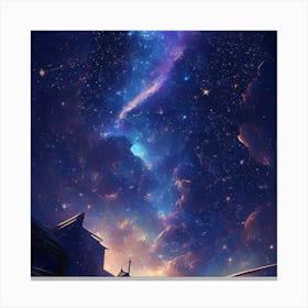 Cosmic stars Canvas Print