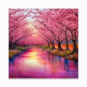 Cherry Blossoms Canvas Print