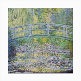 The Water lily Pond With The Japanese Bridge Canvas Print
