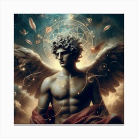 Angel Of The Sky 3 Canvas Print