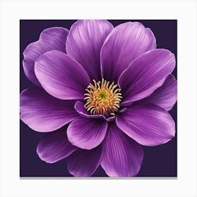 Purple Flower Canvas Print