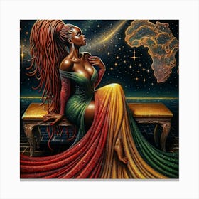 African Woman 13 Canvas Print