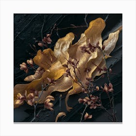 'Gold Leaf' 1 Canvas Print