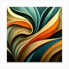 Flowing Stone 8 Canvas Print