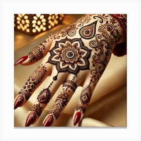 Mehndi Designs 1 Canvas Print