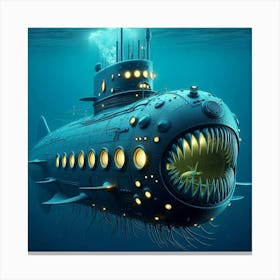 Submarine Monster 1 Canvas Print