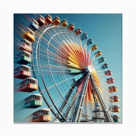 Colorful Ferris Wheel Canvas Print