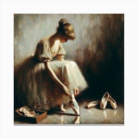 Ballet Dancer Art Print Canvas Print