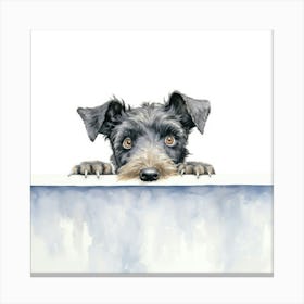 Schnauzer Dog Canvas Print