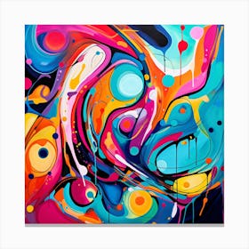 Juangisme Mindless Journey Abstract Art #8 Canvas Print