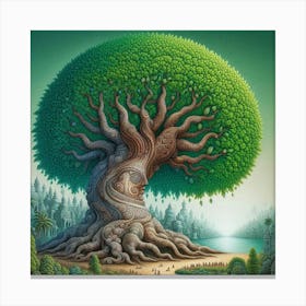 Tree Of Life 32 Canvas Print