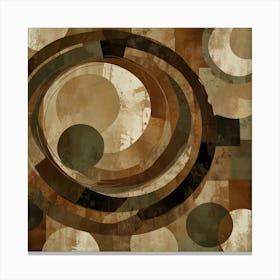 Abstract Circles 30 Canvas Print