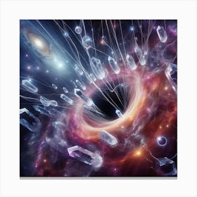 Black Hole In Space Canvas Print