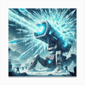 A Futuristic Sci Fi Depiction Of The Shardstorm Pr Canvas Print