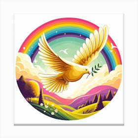 Dove Of Peace Canvas Print