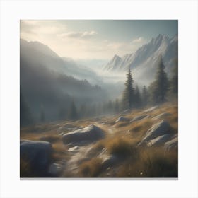 Mountain Scene 6 Canvas Print