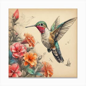 Hummingbird 58 Canvas Print