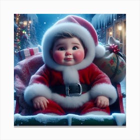 Santa Baby 4 Canvas Print