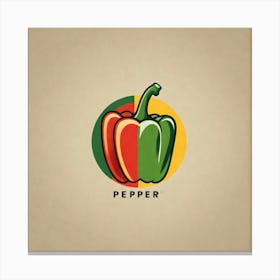Pepper Logo Canvas Print