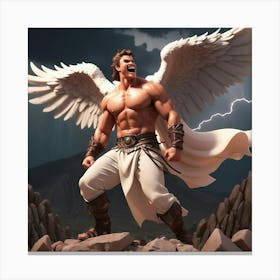 Angel With Wings 4 Canvas Print