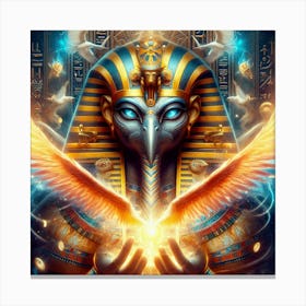 Ancient Egyptian God Horus 3 Canvas Print