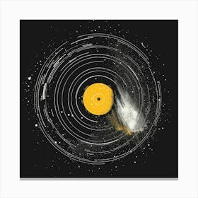 Space - Record Cover Canvas Print