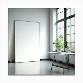 Blank Wall Canvas Print