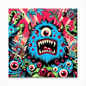 Monster 11 Canvas Print