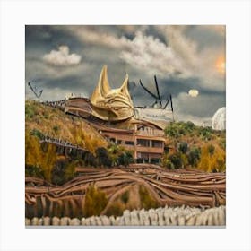 Olympic Village Canvas Print