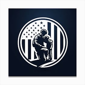 Usa Soldier Canvas Print