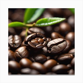 Coffee Beans 98 Canvas Print