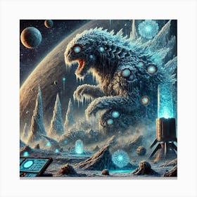 Primordial Lifeforms Canvas Print