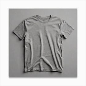 Grey T - Shirt 3 Canvas Print