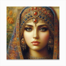 Baghdad lady Canvas Print