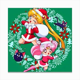 Sailor Moon Christmas Canvas Print