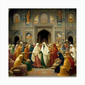 Wedding Of Jesus 2 Canvas Print